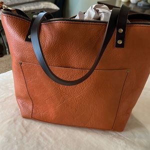 Portland Leather Goods Large Zip Tote Brand New. Make an offer.